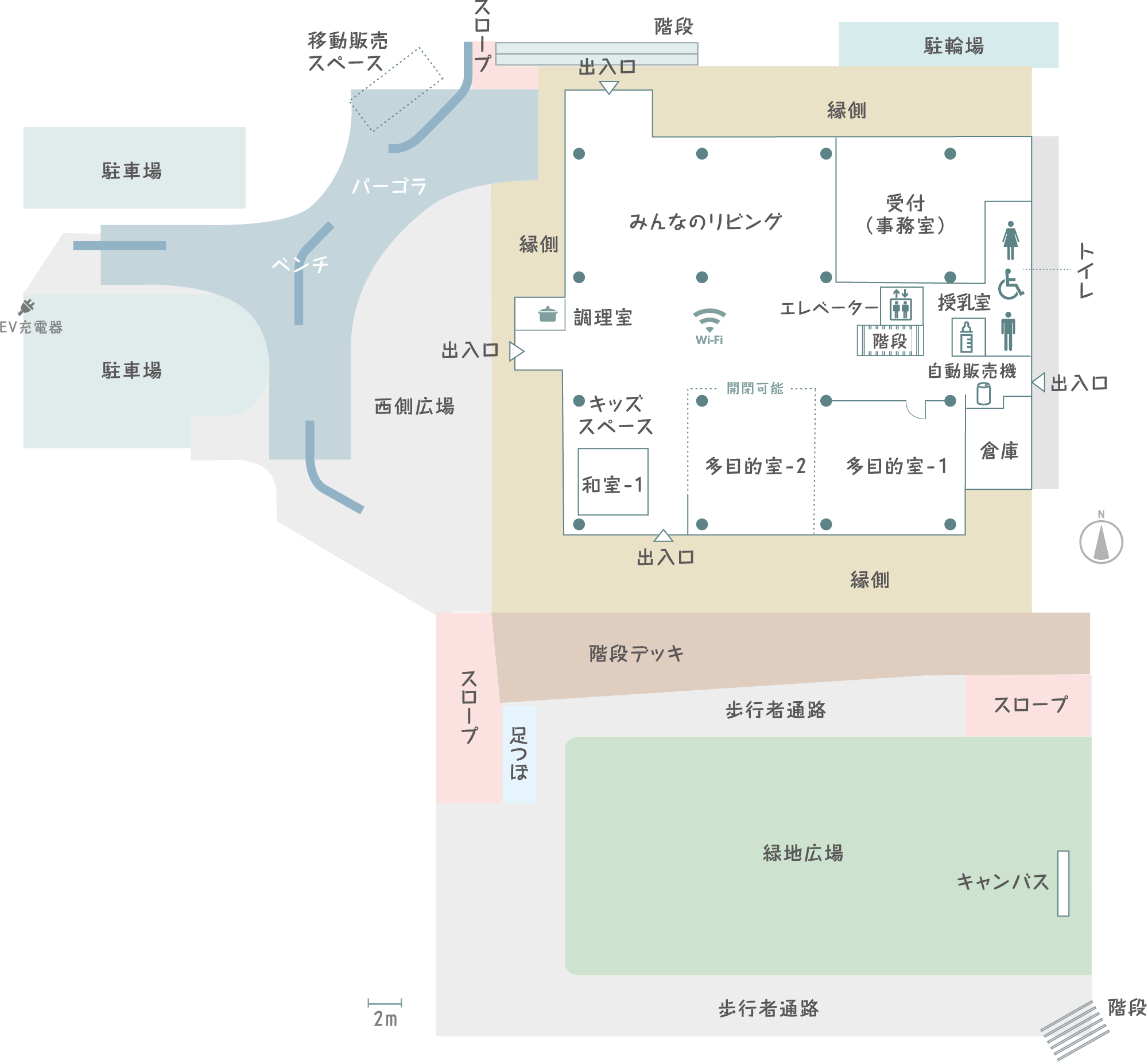 フロアマップ 1F